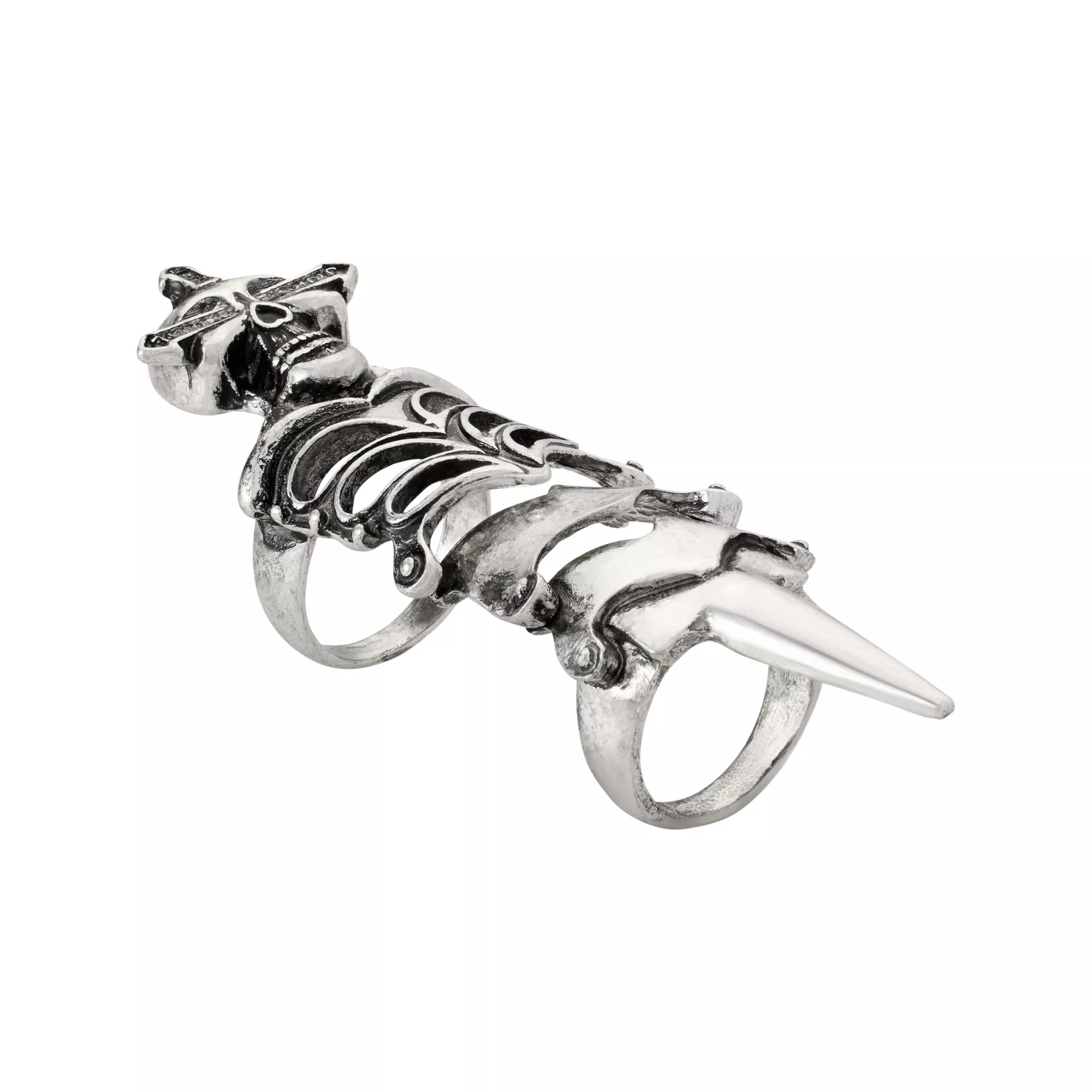 Skeleton Cross Finger Armor at Spencer's