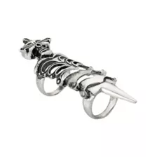 Skeleton Cross Finger Armor at Spencer's