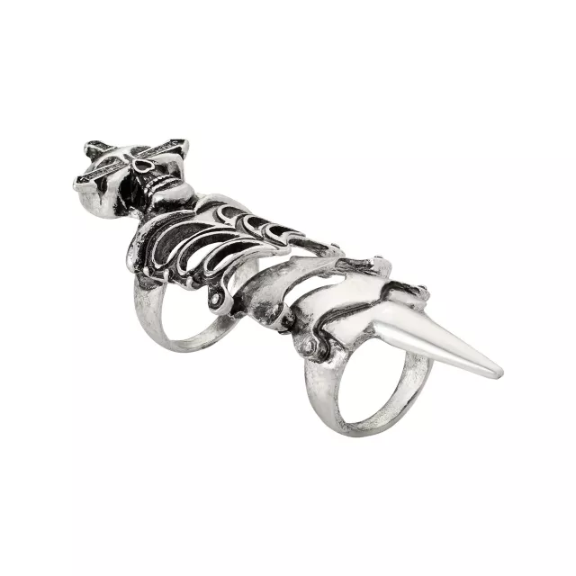 Skeleton Cross Finger Armor at Spencer's