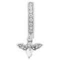 CZ Bat Titanium Dangle Bar Belly Ring - 14 Gauge at Spencer's