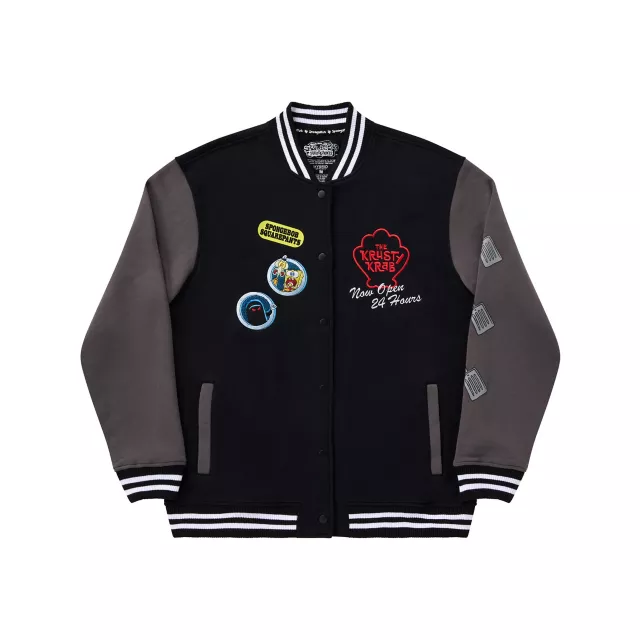 The Hash-Slinging Slasher Varsity Jacket - SpongeBob SquarePants - Spencer's