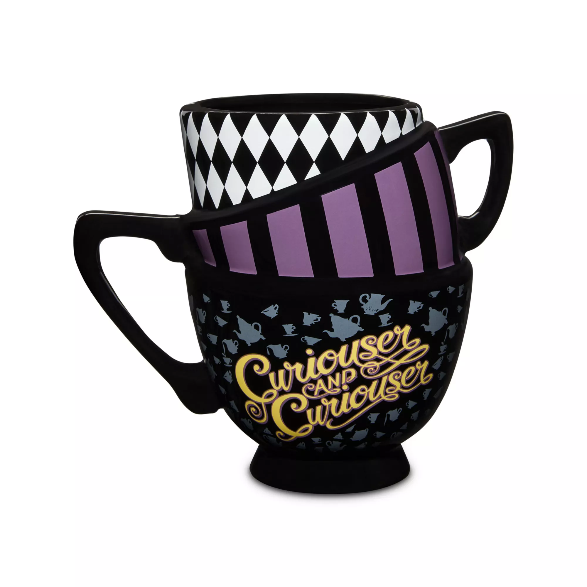 Alice in Wonderland Stacked Tea Cup Coffee Mug - 20 oz.