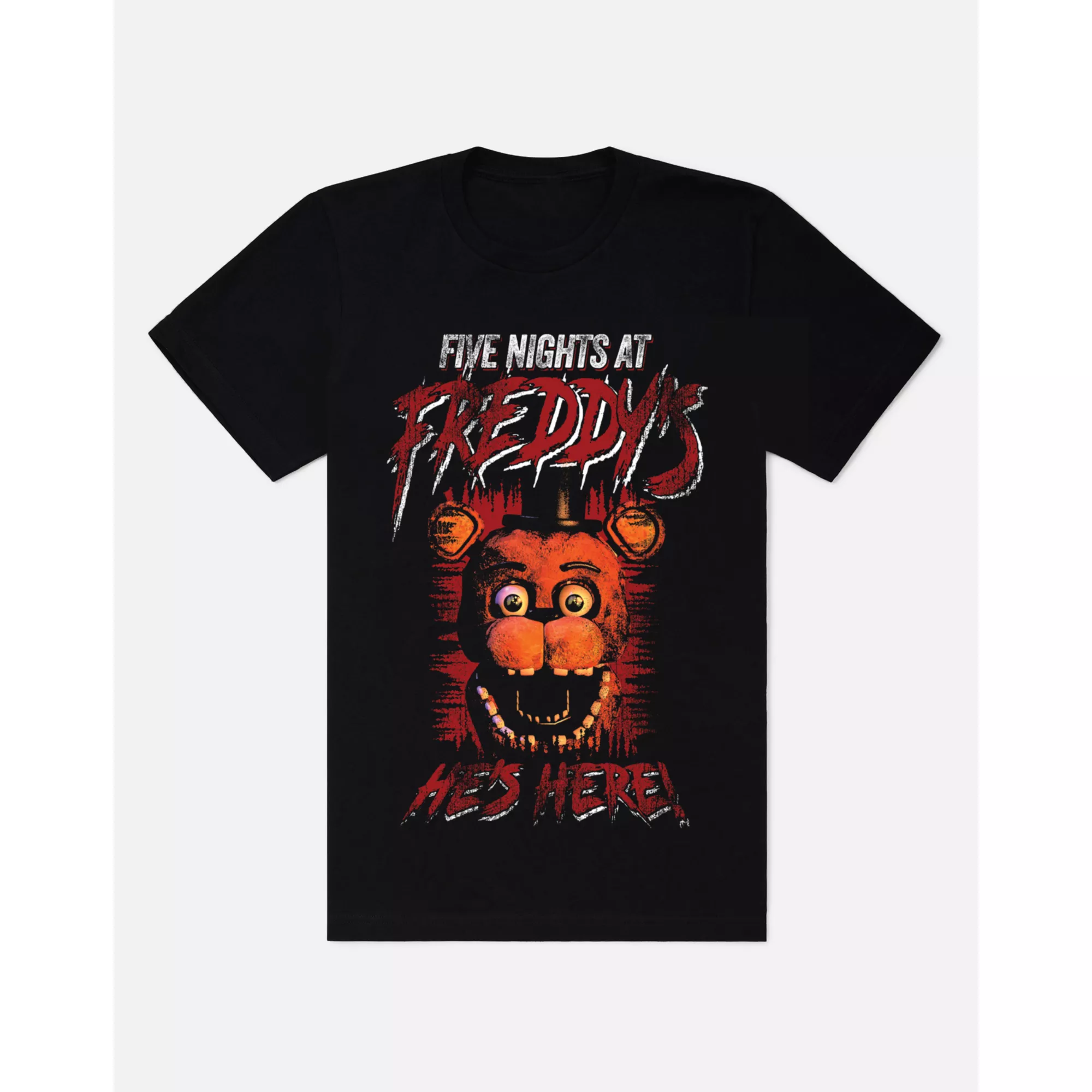 Five Nights at Freddy's He's Here T Shirt at Spencer's