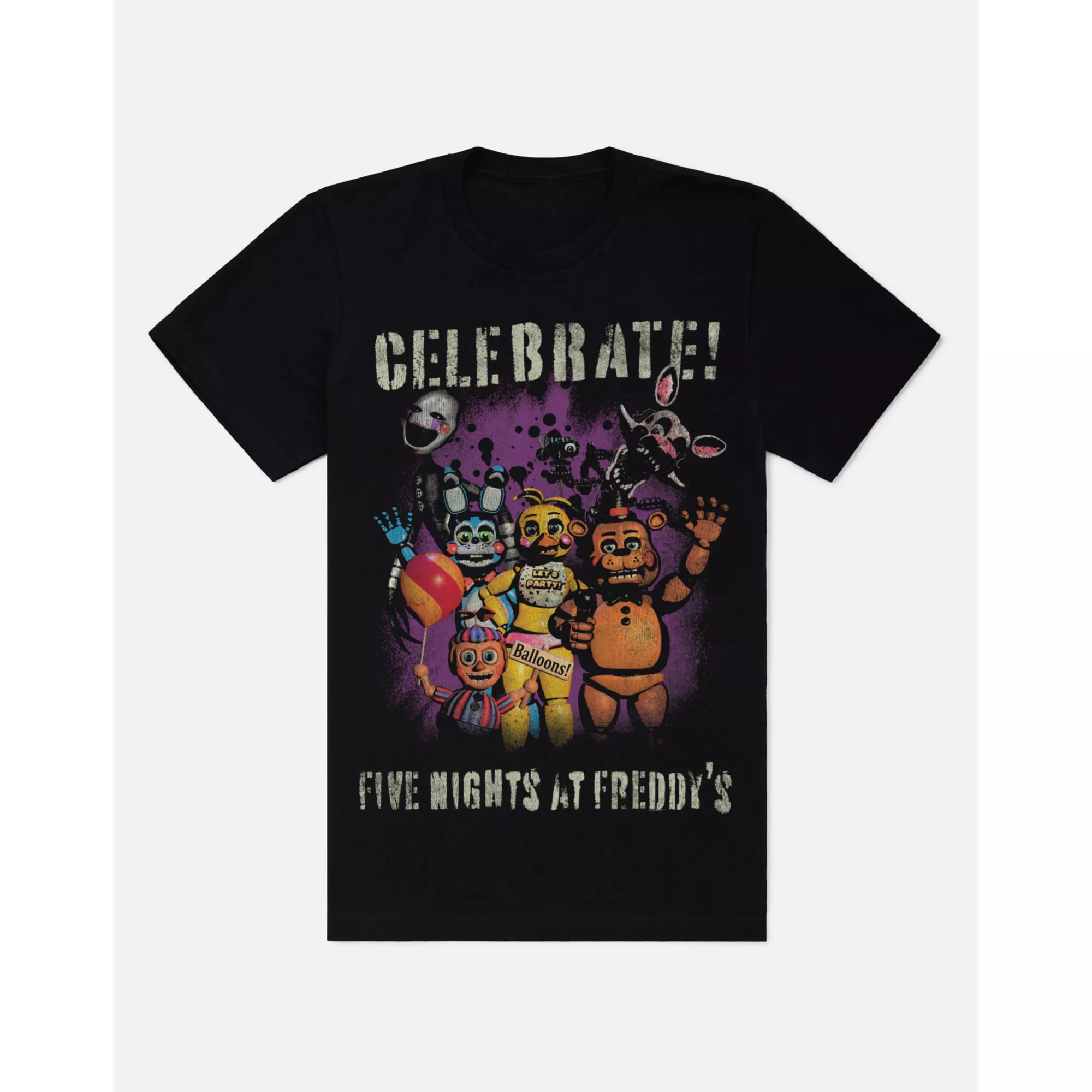 Five Nights at Freddy's Celebrate T Shirt at Spencer's