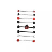 Multi-Pack Black and Red CZ Ladybug Silver-Tone Industrial Barbells 8 Pack - 14 Gauge at Spencer's