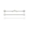 Multi-Pack Lotus Flower Industrial Barbells 3 Pack - 14 Gauge at Spencer's