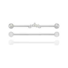 Multi-Pack Lotus Flower Industrial Barbells 3 Pack - 14 Gauge at Spencer's