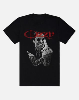 Ozzy Osbourne Middle Finger T Shirt