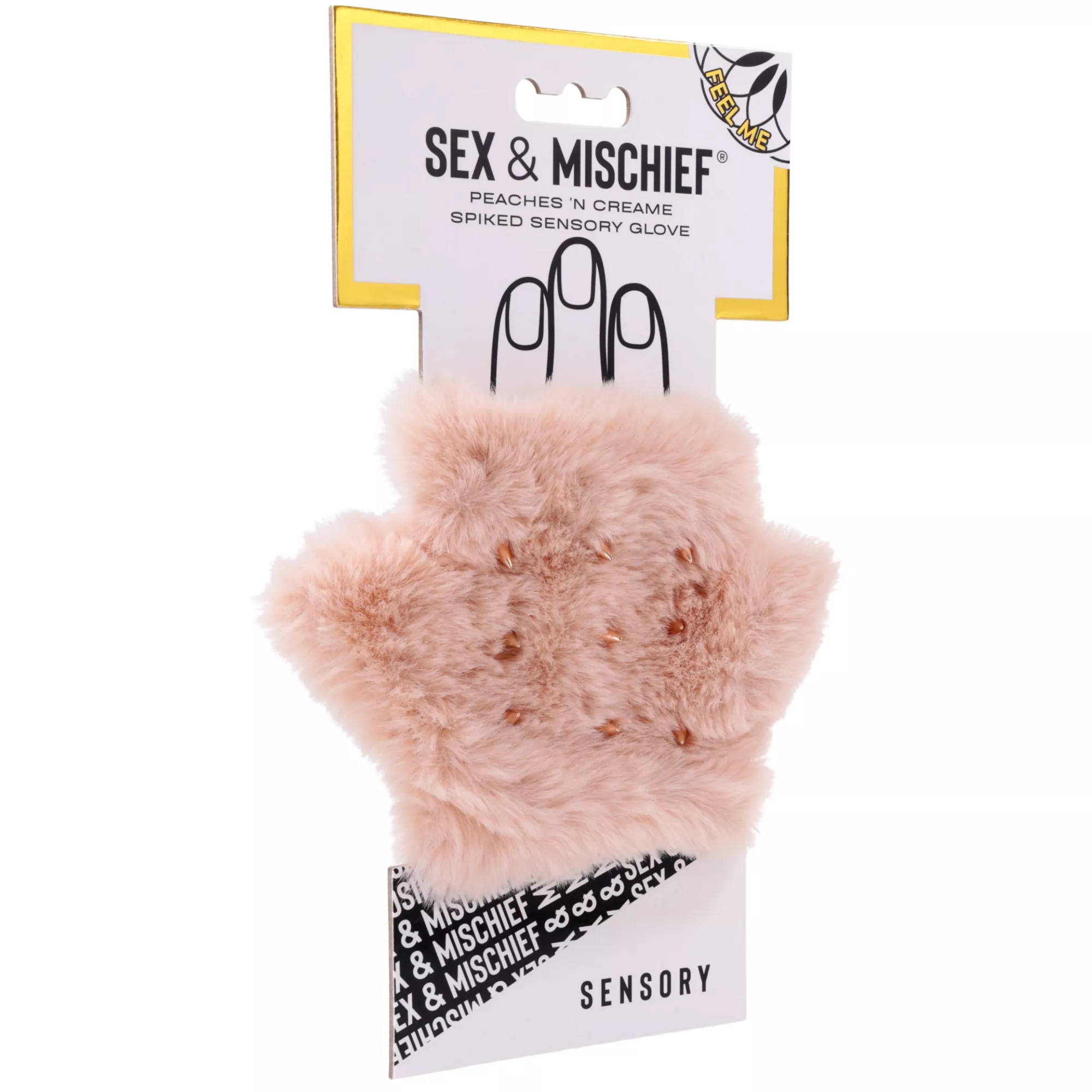 Sex & Mischief Peaches 'n CreaMe Spiked Sensory Glove