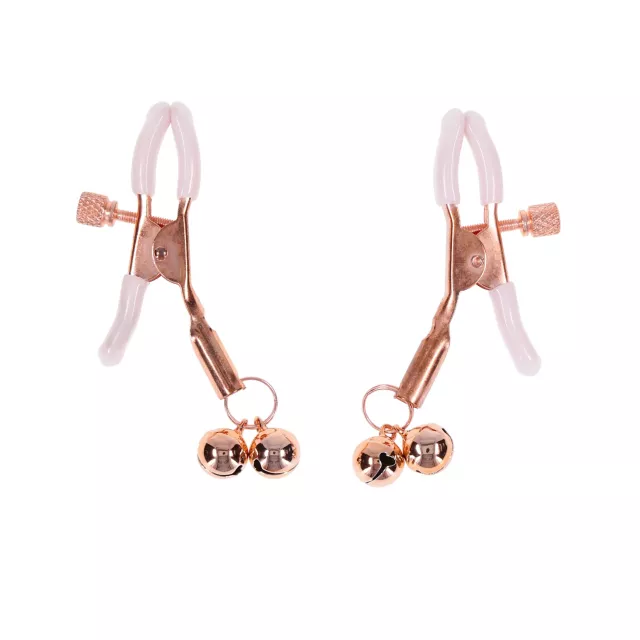 Sex & Mischief Peaches 'n CreaMe Bell Nipple Clamps