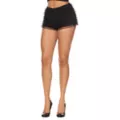 Black Ruffle Lace Shorts at Spencer's