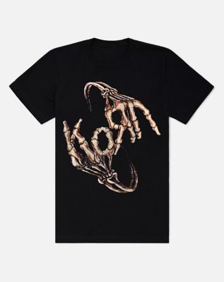 Korn Skeleton Hands T Shirt