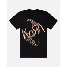 Korn Skeleton Hands T Shirt at Spencer's