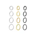 Multi-Pack Mixed Metal Titanium Nose Hoops 12 Pack - 18 Gauge at Spencer's