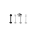 Multi-Pack CZ Black Moon Titanium Labret Lip Rings 4 Pack - 16 Gauge at Spencer's