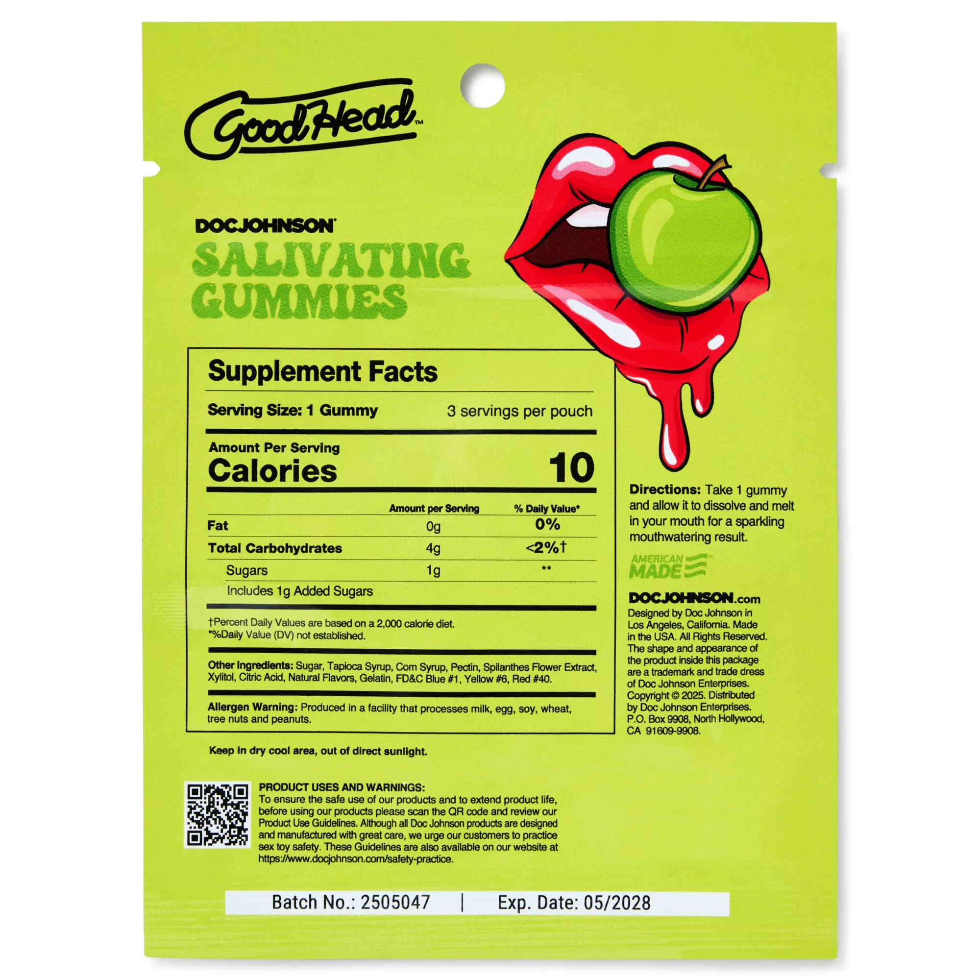 GoodHead Salivating Gummies Green Apple at Spencer's