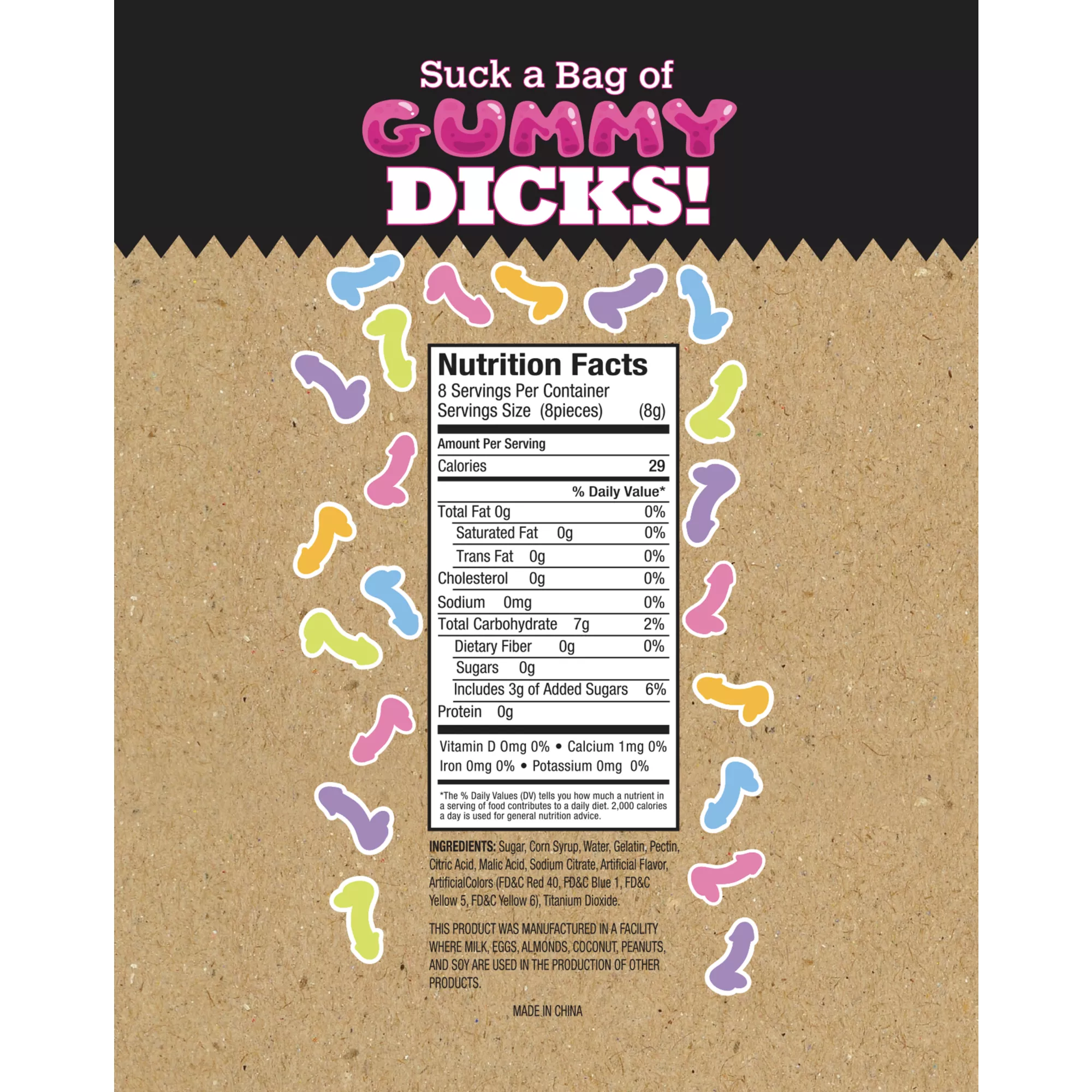 Suck a Bag of Gummy Dicks Candy at Spencer's