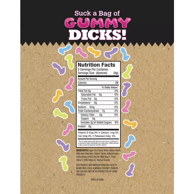 Suck a Bag of Gummy Dicks Candy at Spencer's