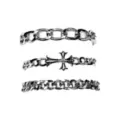 Multi-Pack Cross Chain Bracelets - 3 Pack at Spencer's