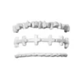 Multi-Pack White Beaded Cross Braided Cord Bracelets - 3 Pack at Spencer's