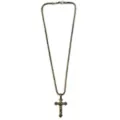 Gothic Cross Snake Chain Necklace at Spencer's