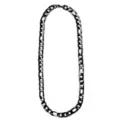 Large Figaro Hematite Chain Necklace at Spencer's