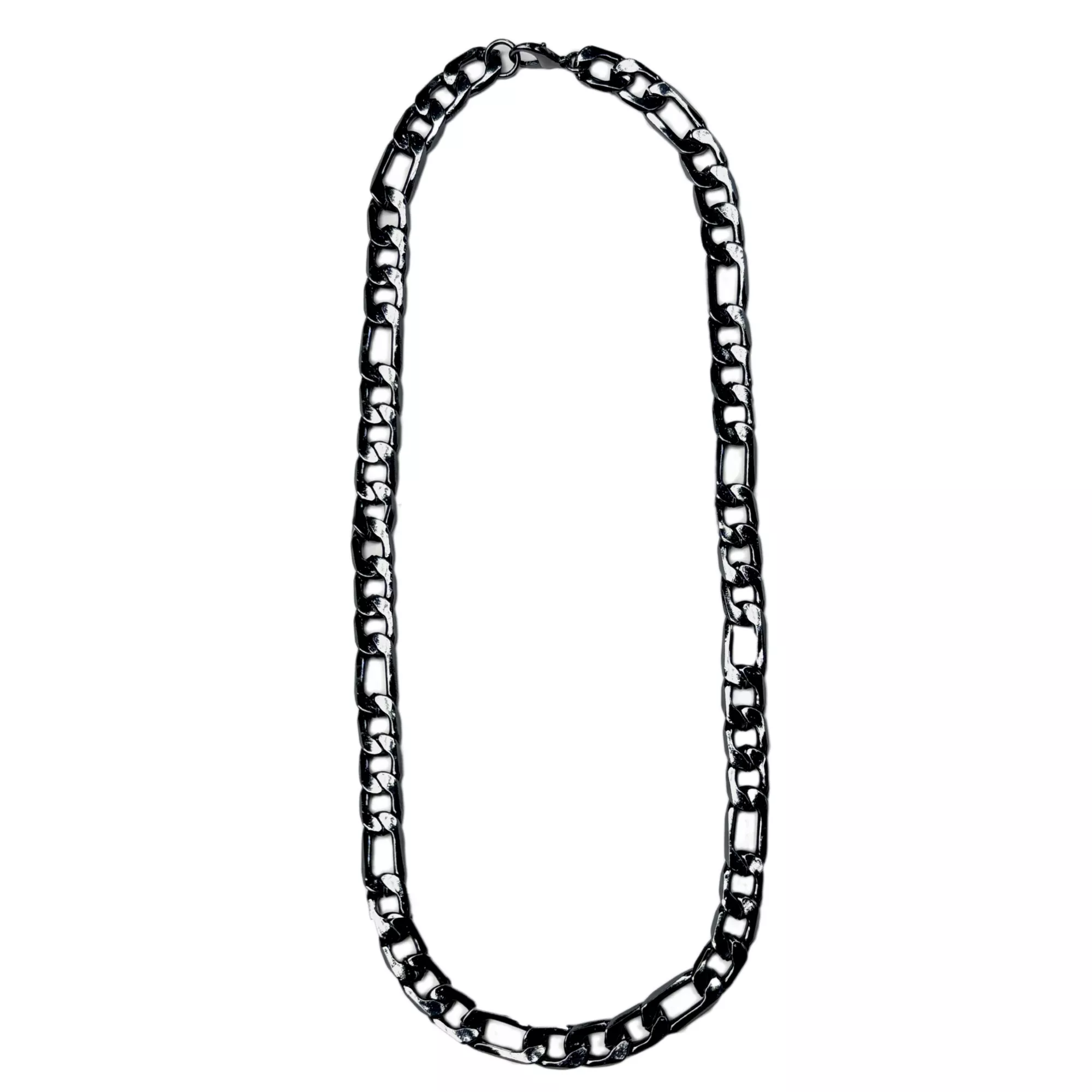 Large Figaro Hematite Chain Necklace at Spencer's