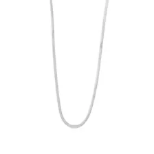 Flat Snake Chain Necklace at Spencer's