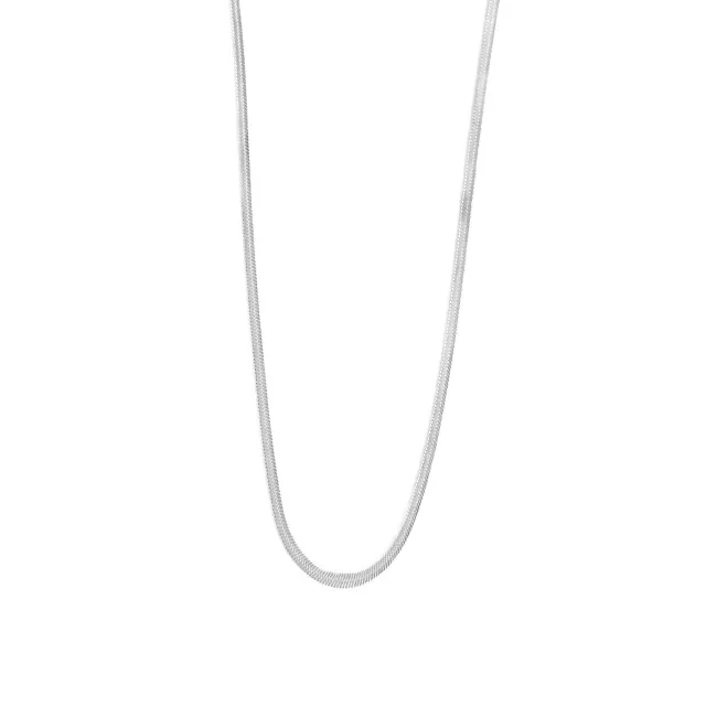Flat Snake Chain Necklace at Spencer's