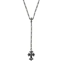 Cross Figaro Rosary Chain Necklace at Spencer's