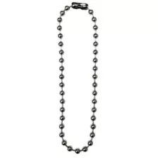 Silver-Tone Bead Ball Chain Necklace at Spencer's