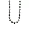 Silver-Tone Bead Ball Chain Necklace at Spencer's