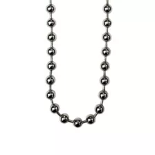 Silver-Tone Bead Ball Chain Necklace at Spencer's