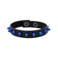 Blue and Red Spiked Cuff Bracelets at Spencer's