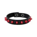 Blue and Red Spiked Cuff Bracelets at Spencer's