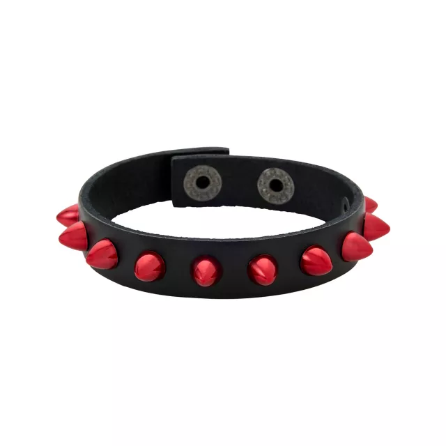 Blue and Red Spiked Cuff Bracelets at Spencer's