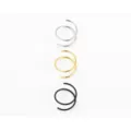 Multi-Pack Black Silver- and Gold-Tone Spiral Double Hoop Nose Rings 3 Pack - 22 Gauge at Spencer's