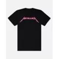 Pink Glow in the Dark Metallica T Shirt at Spencer's
