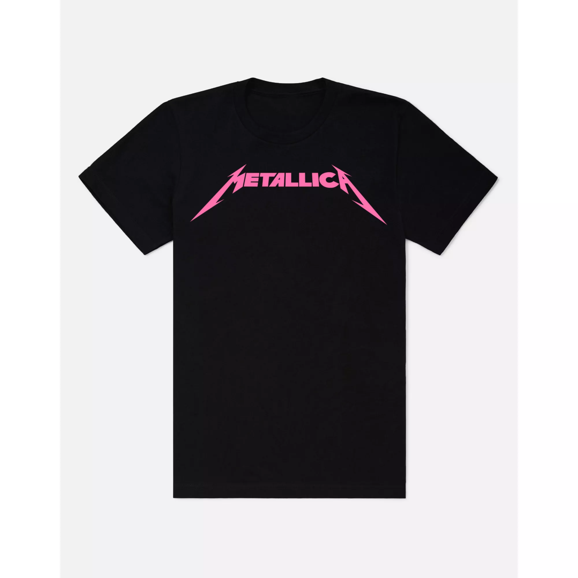Pink Glow in the Dark Metallica T Shirt at Spencer's