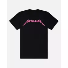 Pink Glow in the Dark Metallica T Shirt at Spencer's