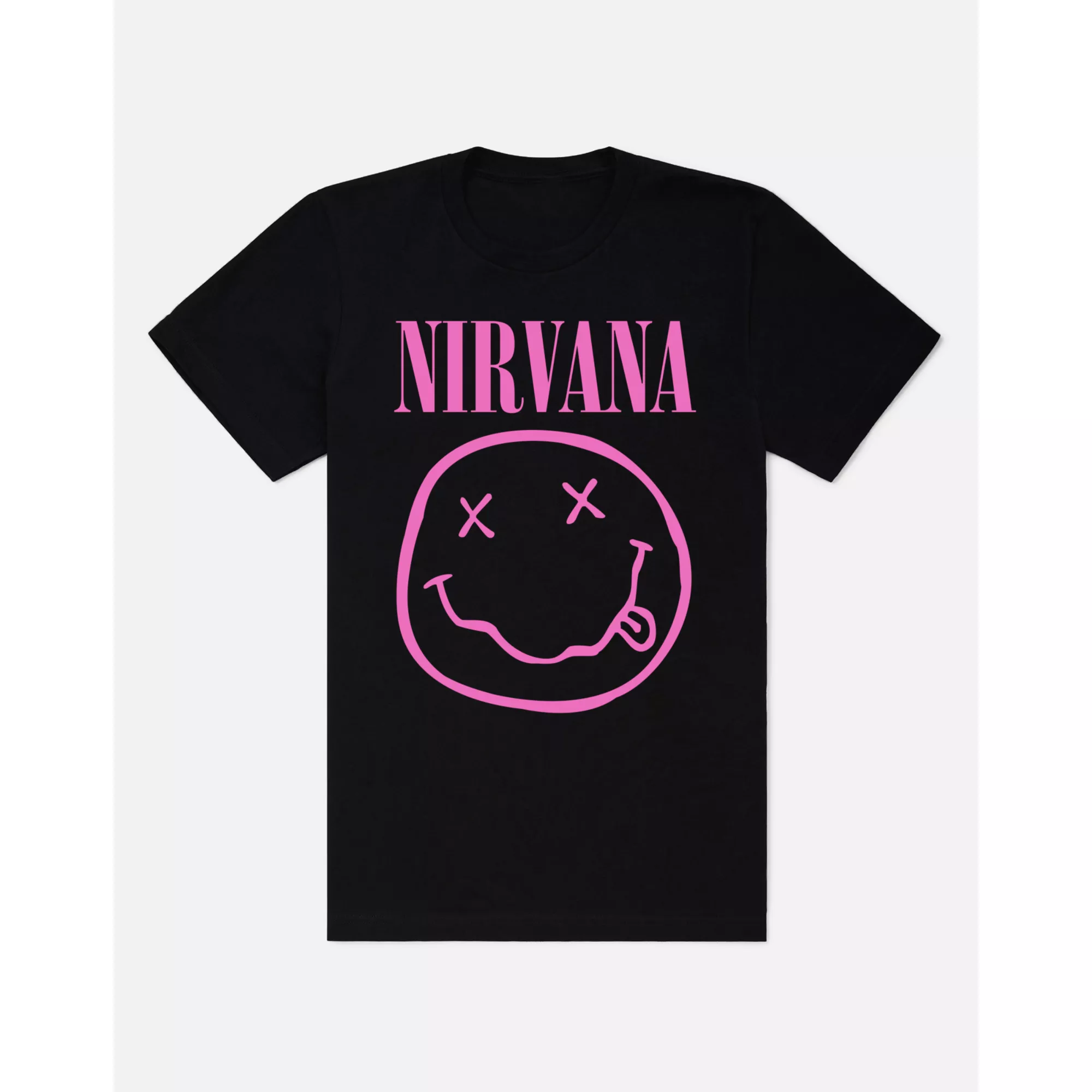 Nirvana Smiley Face Logo T Shirt at Spencer's