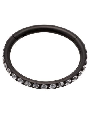 Multi-Pack Green Hinged Hoop Ring - 4 Pack - 16G