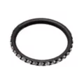 CZ Black Titanium Hinged Hoop Ring - 16 Gauge at Spencer's