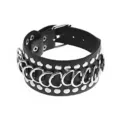 O-Ring Chain Links Cuff Bracelet at Spencer's