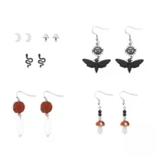 Multi-Pack Witchy Cottagecore Stud and Dangle Earrings - 6 Pack at Spencer's