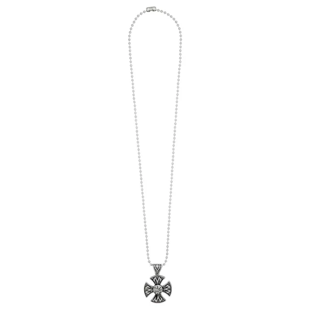Rounded Cross Pendant Chain Necklace at Spencer's