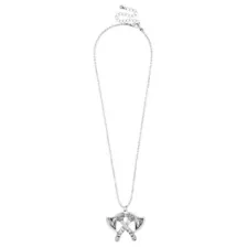 Double Axe Silver-Tone Necklace at Spencer's