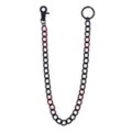 Black and Red Large Curb Wallet Chain at Spencer's