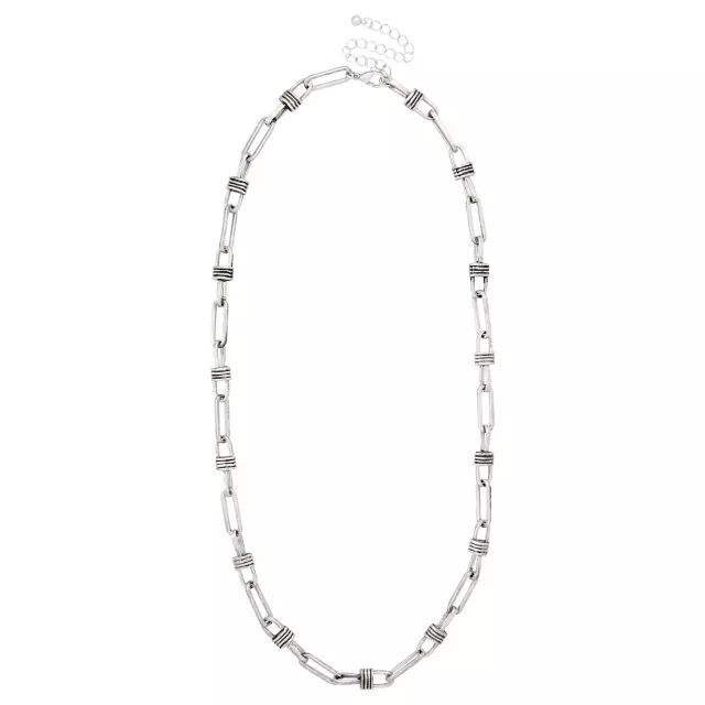 Lock Link Chain Necklace at Spencer's