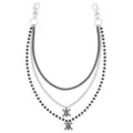 Skull and Crossbones Layered Wallet Chain at Spencer's